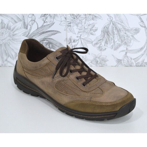 Ecco Brown Leather Sneakers Men\'s Size 47 (US 13 / 13.5) Oxfords main image 10